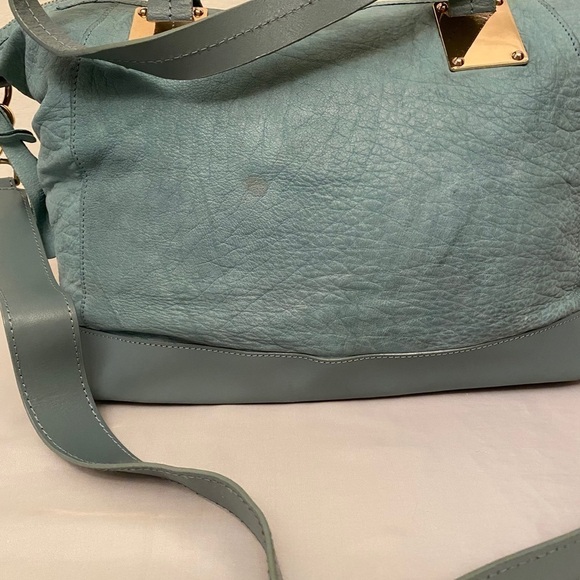 TOPSHOP Leather Crossbody Satchel Handbag Purse - Picture 6 of 8